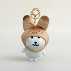 Cute Bread Bunny Plush Keychain – novelty & toys (view 1)