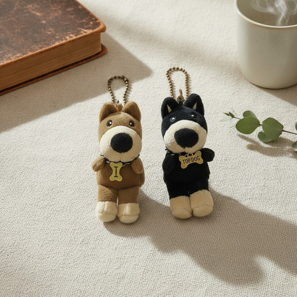 Top Dog Plush Keychains – novelty & toys (view 2)