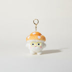 Cute Mushroom Plush Keychain with Glasses – novelty & toys (view 1)