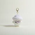 Fuzzy Plush Glasses Keychain – novelty & toys (view 1)
