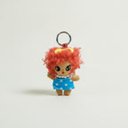 Charming Curly Hair Doll Keychain – novelty & toys (view 1)