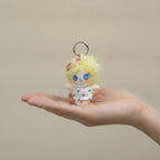 Curly Hair Plush Doll Keychain – novelty & toys (view 3)