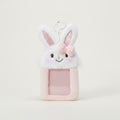 Fluffy Bunny Photo Card Holder Keychain – novelty & toys (view 1)