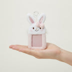 Fluffy Bunny Photo Card Holder Keychain – novelty & toys (view 3)