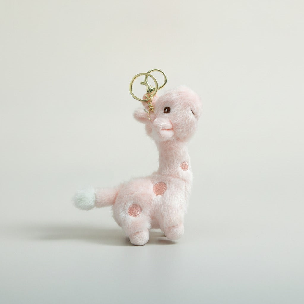 Cute Plush Giraffe Keychain – novelty & toys (view 1)