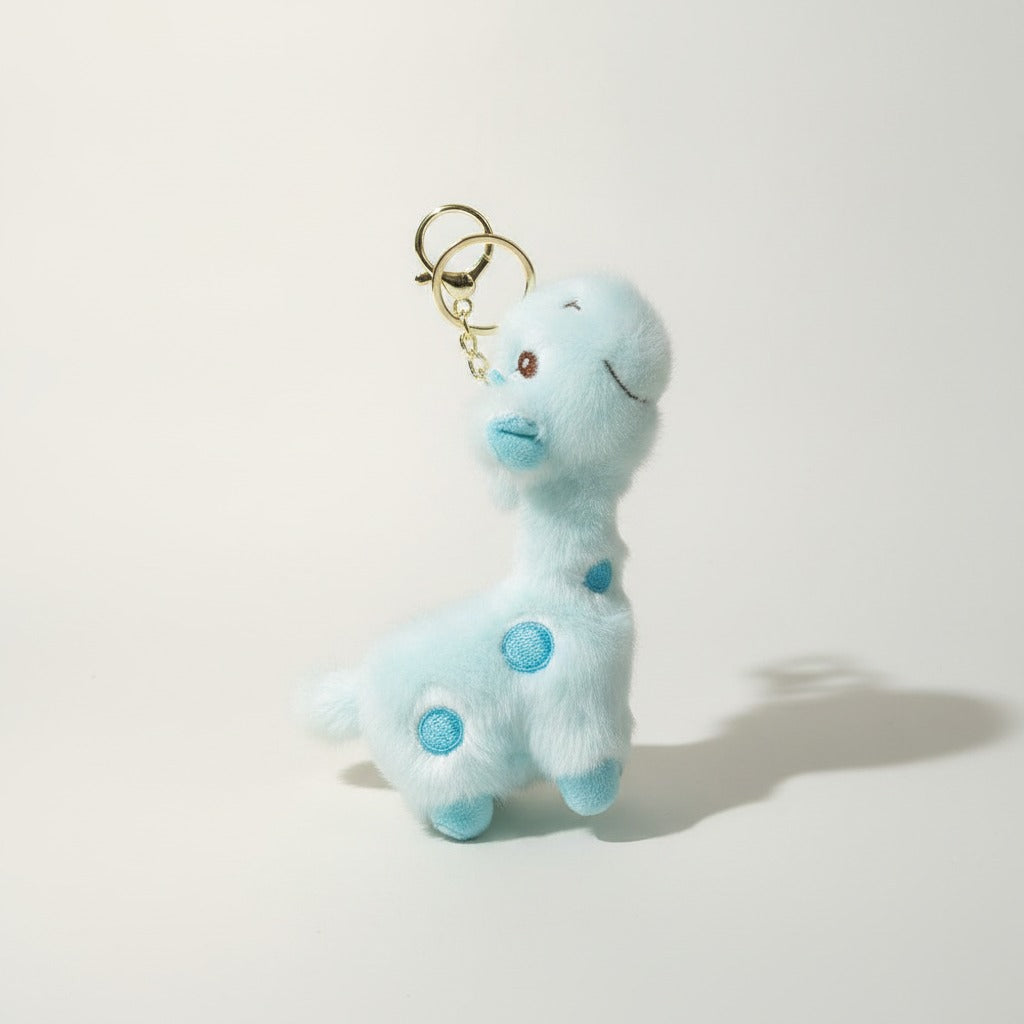 Adorable Giraffe Plush Keychain – bags & wallets (view 1)