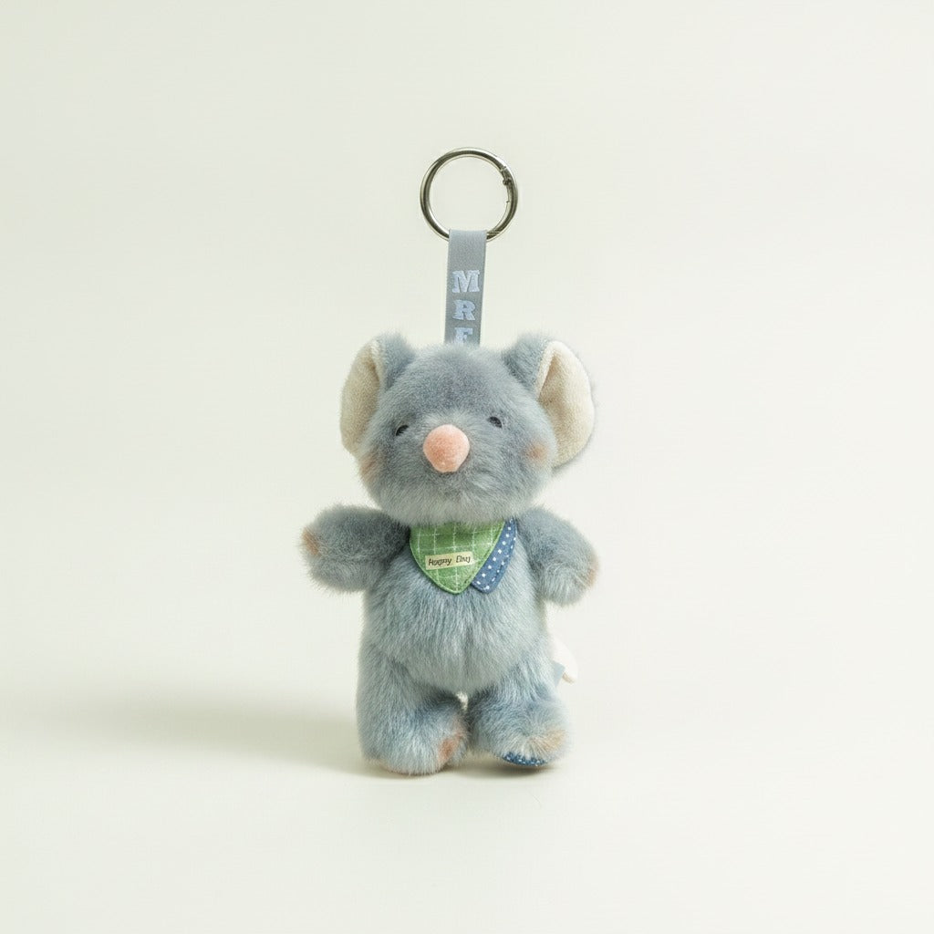 Adorable Mouse Plush Toy Keychain – novelty & toys (view 1)