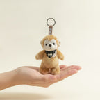 Happy Day Plush Monkey Keychain Charm – novelty & toys (view 3)