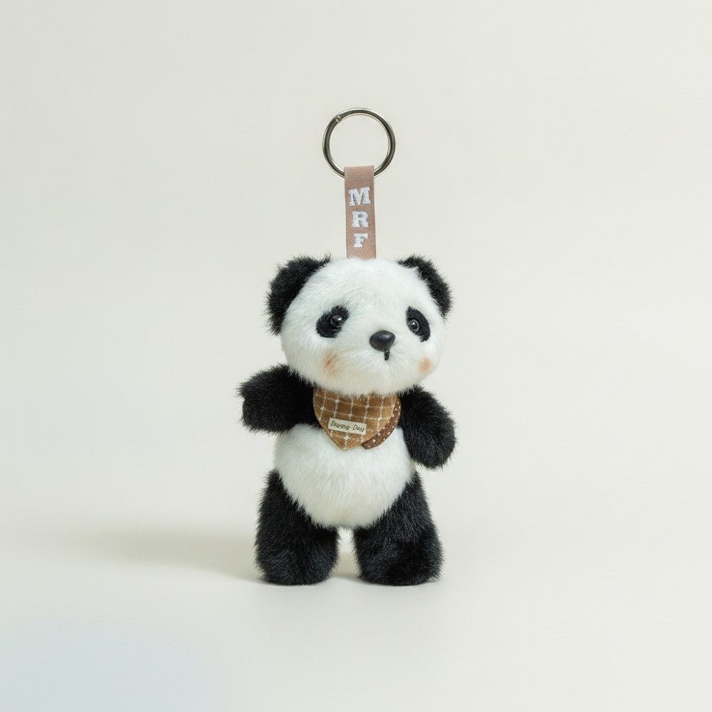 Fluffy Panda Keychain – novelty & toys (view 1)