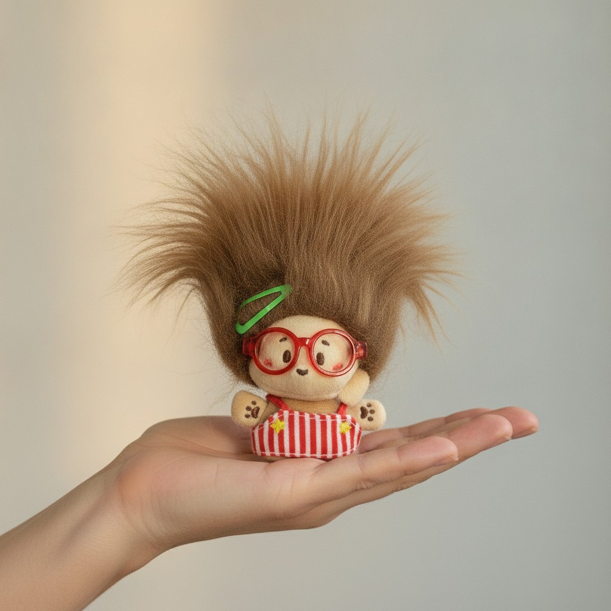 Cute Messy Hair Plush Doll Hair Clip – hair accessories (view 3)