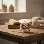 Plush Dog Keychain with Glasses – novelty & toys (view 2)