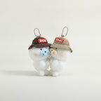 Hatted Seal Plush Keychain Pair – novelty & toys (view 1)