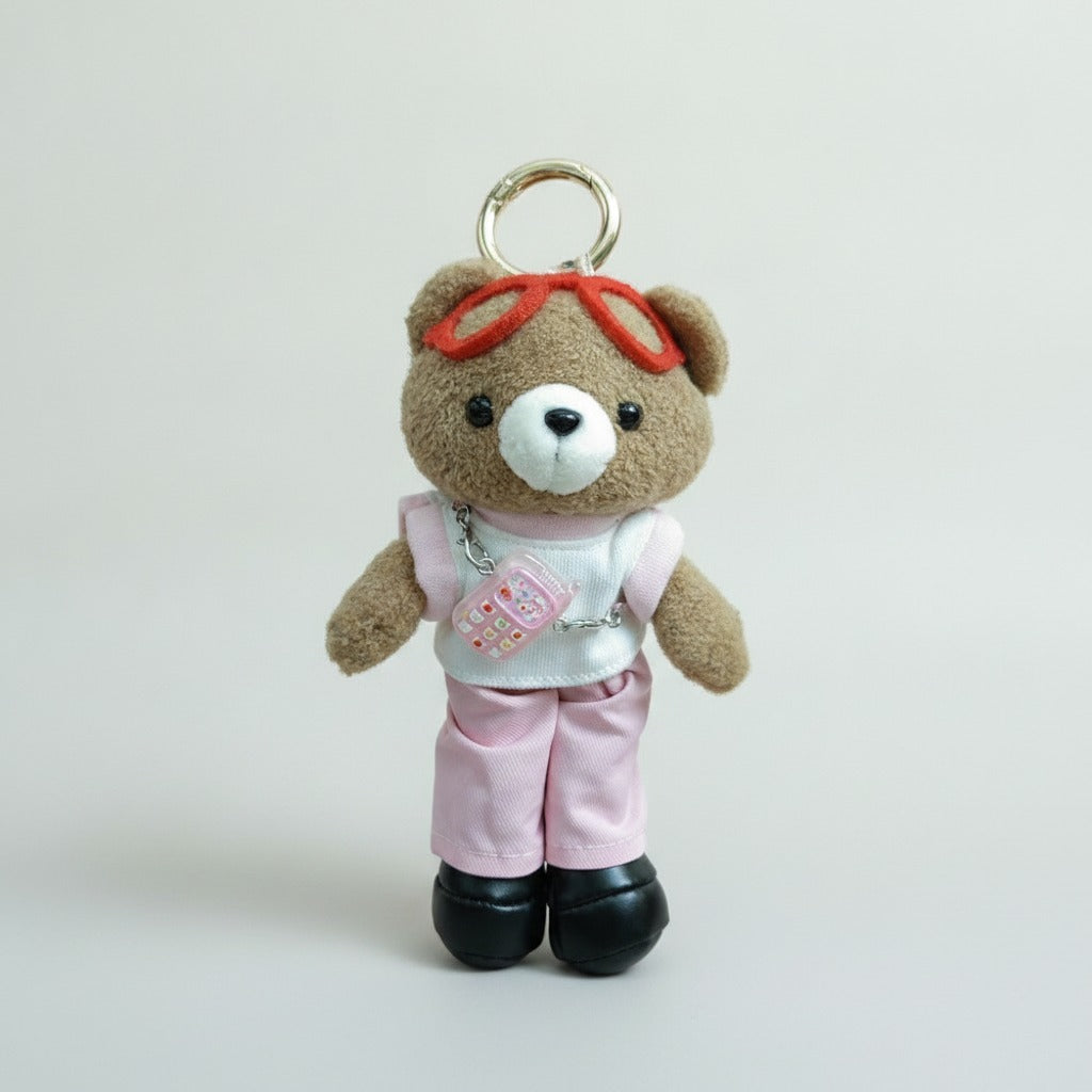 Fashion Teddy Bear Keychain Charm – novelty & toys (view 1)