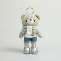 Cute Teddy Bear Plush Keychain – novelty & toys (view 1)