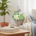Cute Hugging Plush Couple Keychain – novelty & toys (view 2)