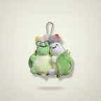 Cute Hugging Plush Couple Keychain – novelty & toys (view 1)