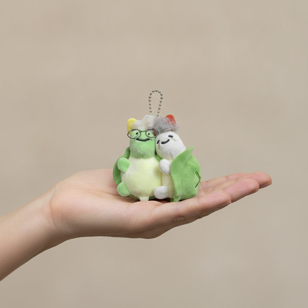 Cute Hugging Plush Couple Keychain – novelty & toys (view 3)