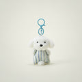 Fluffy Dog Striped Outfit Keychain – novelty & toys (view 1)