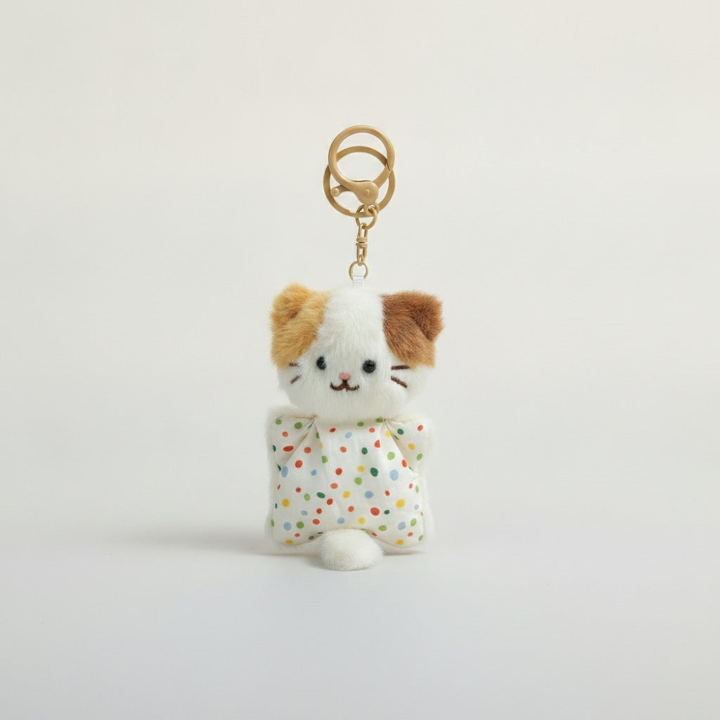 Cute Plush Cat Keychain – novelty & toys (view 1)