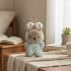 Fluffy Bunny Plush Keychain – novelty & toys (view 2)