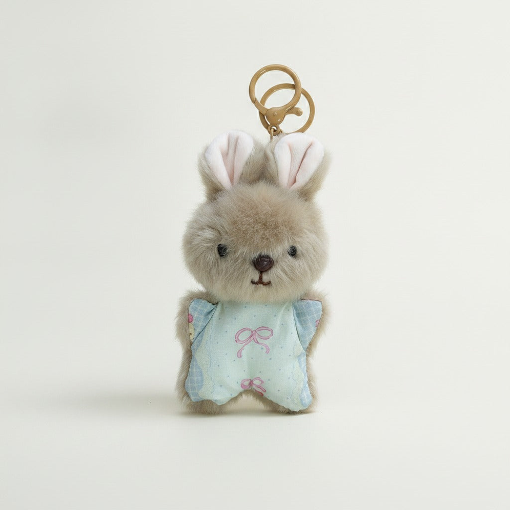 Fluffy Bunny Plush Keychain – novelty & toys (view 1)