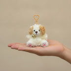 Plush Dog Charm Keychain – novelty & toys (view 3)