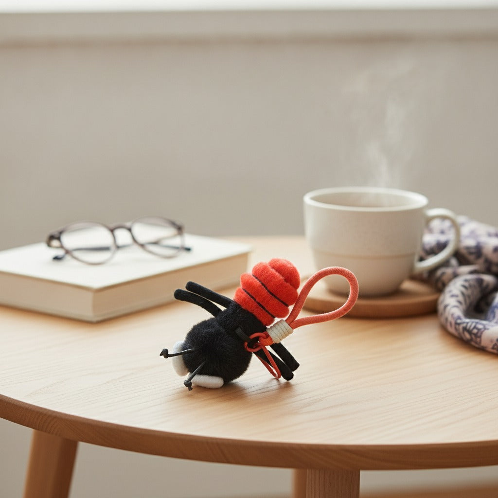 Ant Plush Key Ring Bag Charm – bags & wallets (view 2)