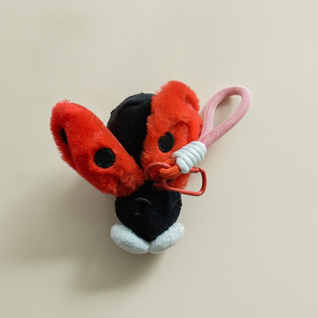 Fluffy Plush Character Keyring – bags & wallets (view 1)