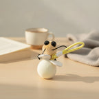Cute Firefly Plush Keychain Charm – novelty & toys (view 2)