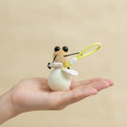 Cute Firefly Plush Keychain Charm – novelty & toys (view 3)