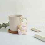 Charming Piggy Headscarf Plush Keychain – novelty & toys (view 2)