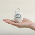 Cute Fluffy Penguin Bunny Keychain – novelty & toys (view 3)
