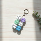 Mini Clover Keycap Keychain