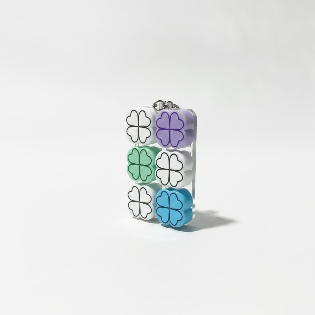 Mini Clover Keycap Keychain