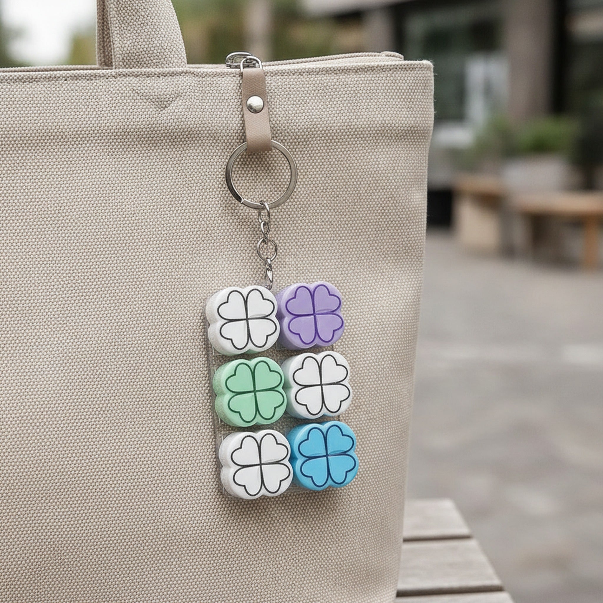 Mini Clover Keycap Keychain