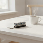 Black Keycap Bar Keychain