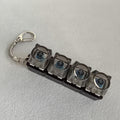 Black Keycap Bar Keychain