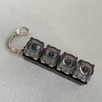 Black Keycap Bar Keychain