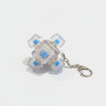 Clear Keycap Cluster Keychain
