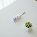 Pastel Heart Keycap Keychain
