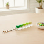 Green Keycap Bar Keychain