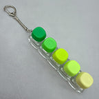 Green Keycap Bar Keychain