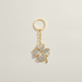 Sparkling Four Leaf Clover Crystal Keychain – jewelry (view 1)