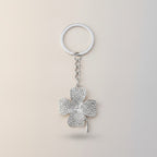 Sparkling Four Leaf Clover Crystal Keychain – jewelry (view 3)