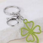 Four Leaf Clover Charm Keychain – apparel accessories (view 2)
