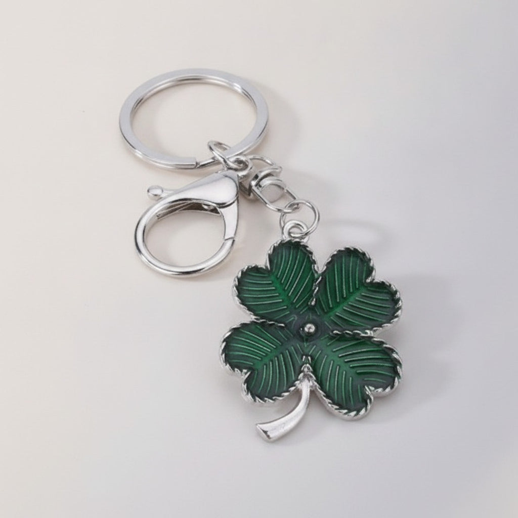 Lucky Four Leaf Clover Keychain – novelty & toys (view 1)