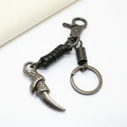 Dragon Claw Leather Wrapped Keychain – apparel accessories (view 1)