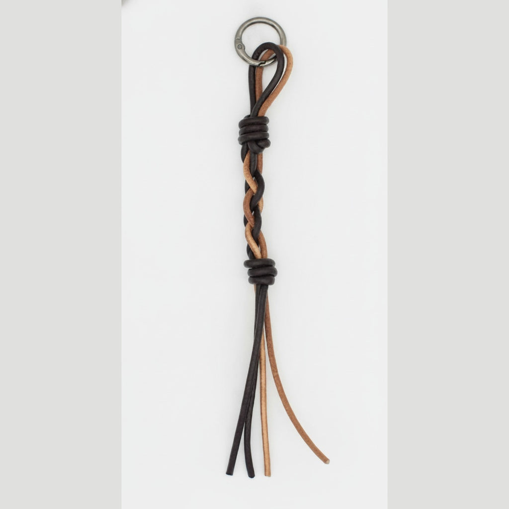 Braided Leather Keychain – bags & wallets (view 1)