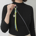 Cord Heart Charm Keychain – bags & wallets (view 4)