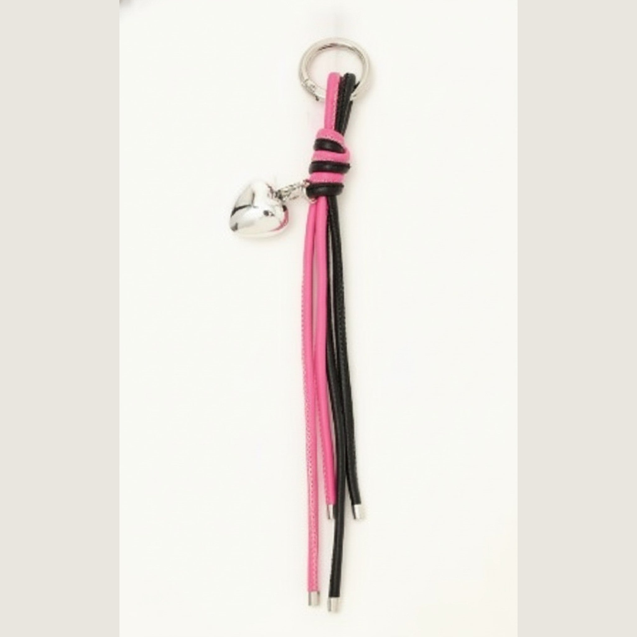 Cord Heart Charm Keychain – bags & wallets (view 2)